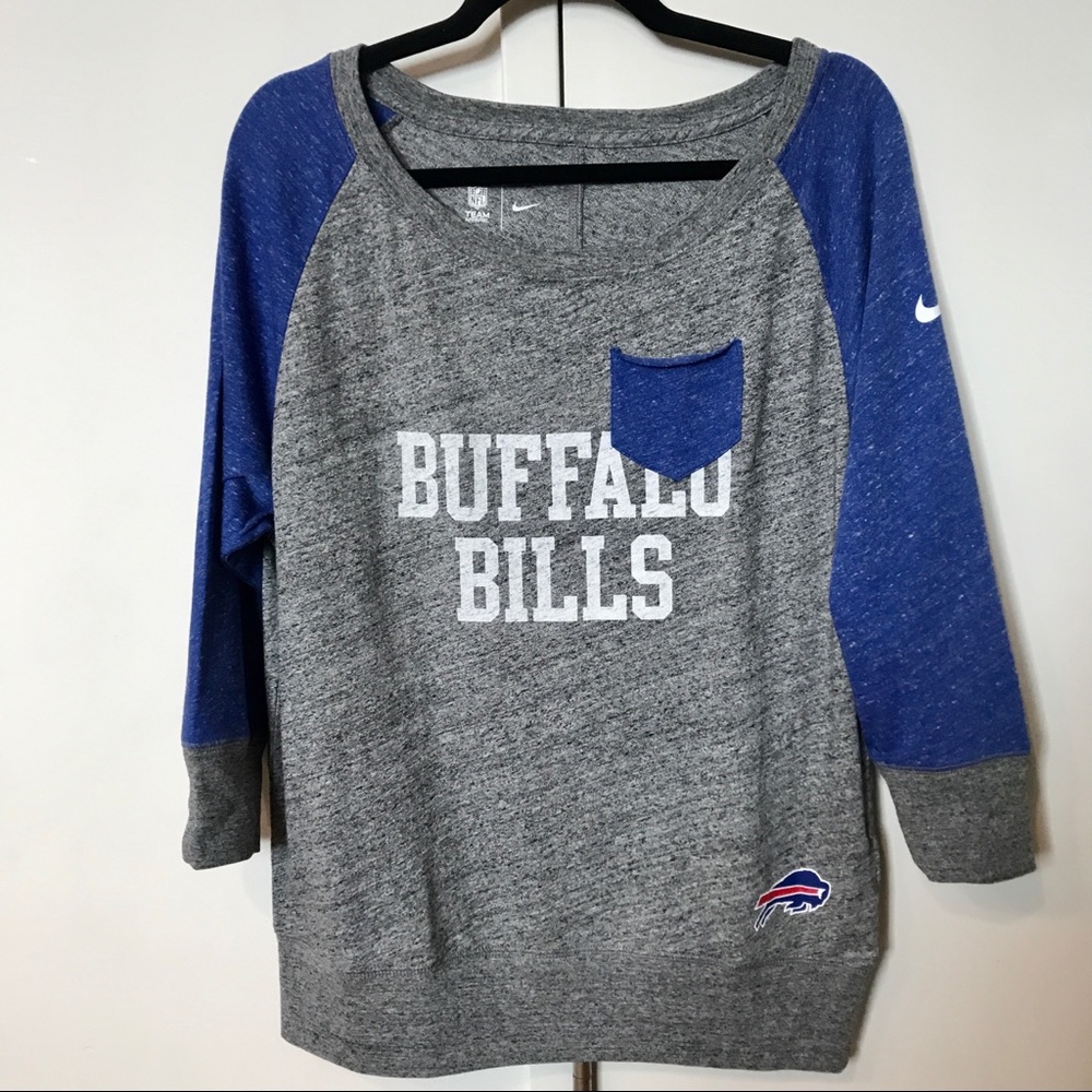 Buffalo Bills Nike Raglan 3/4 Sleeve